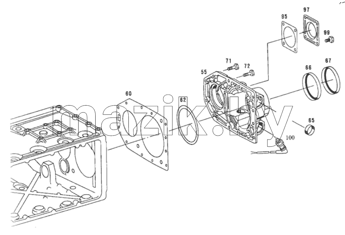  REAR COVER ASSY