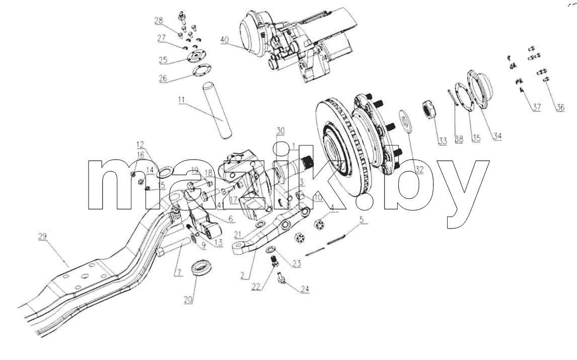  FRONT AXLE UNIT
