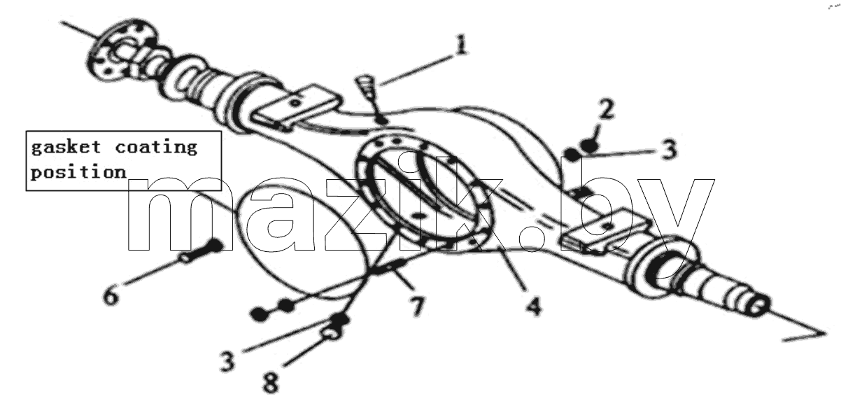  REAR AXLE HOUSING ASSEMBLY