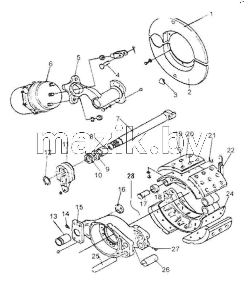  REAR BRAKE ASSY