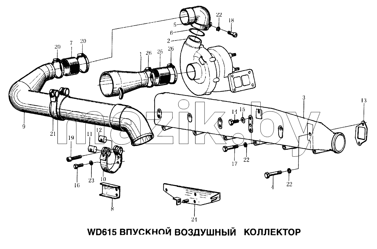 Впускной воздушный коллектор