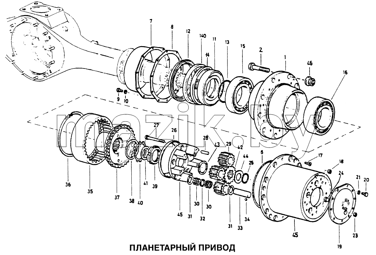 Планетарный привод