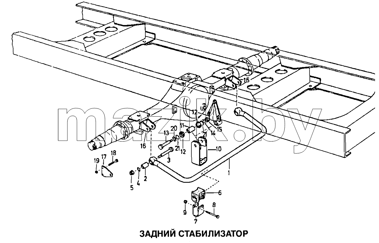 Задний стабилизатор
