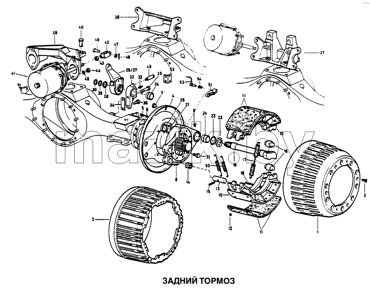 Задний тормоз