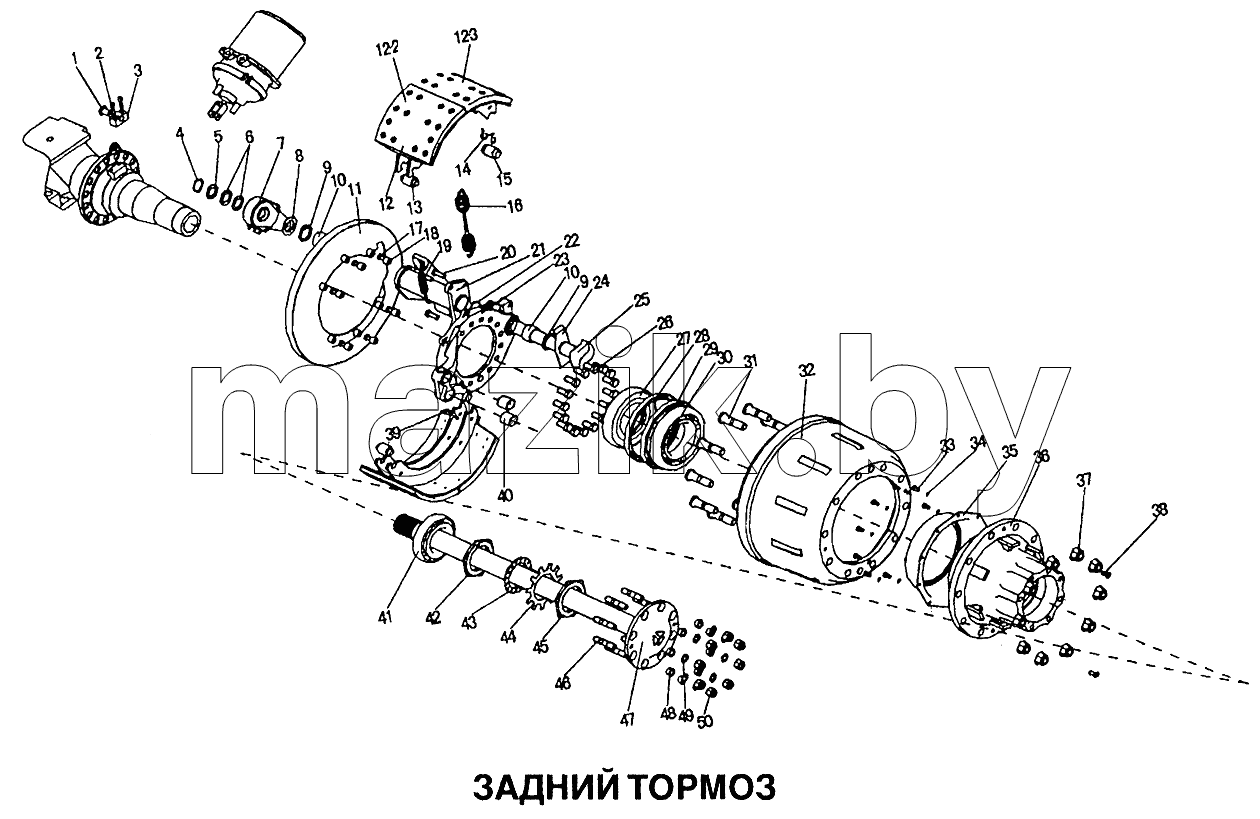 Задний тормоз