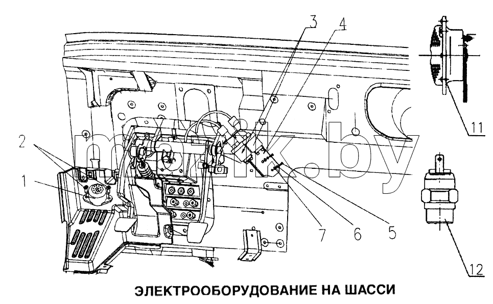 Электрооборудование на шасси