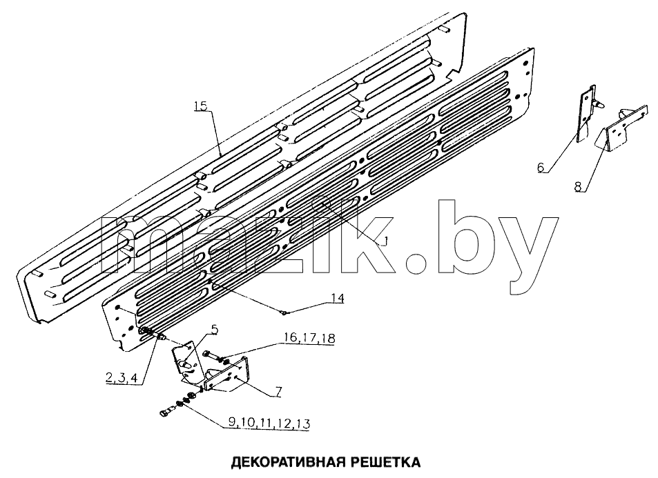 Декоративная решетка