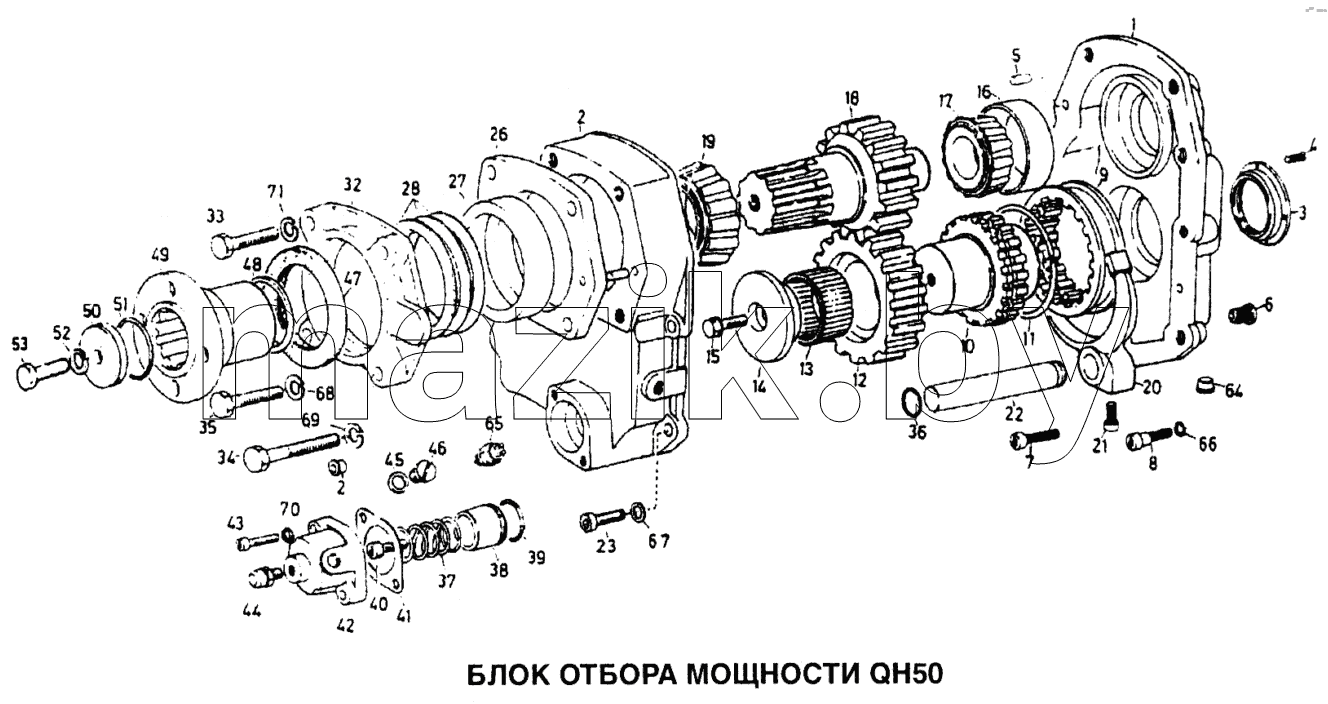 Блок отбора мощности QH50