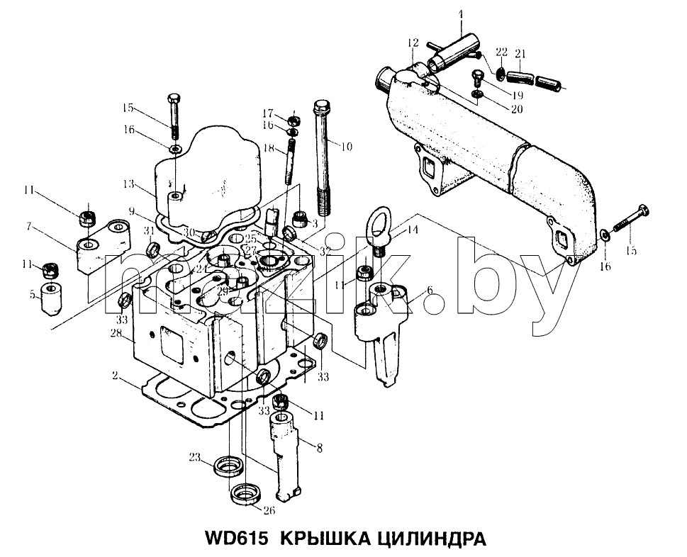 Крышка цилиндра