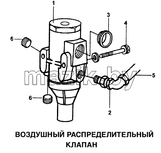 Воздушный распределительный клапан