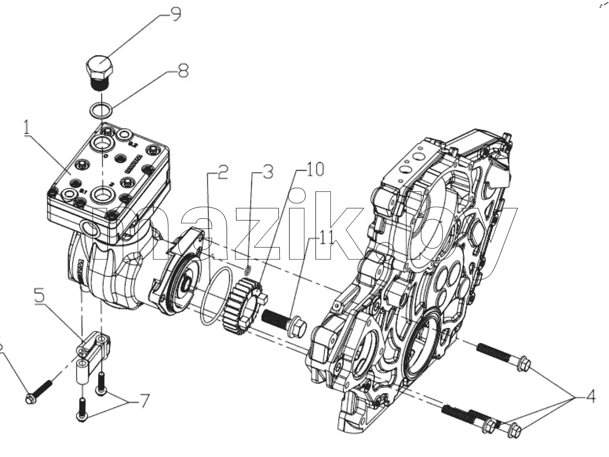  Single Cylinder Air Compressor