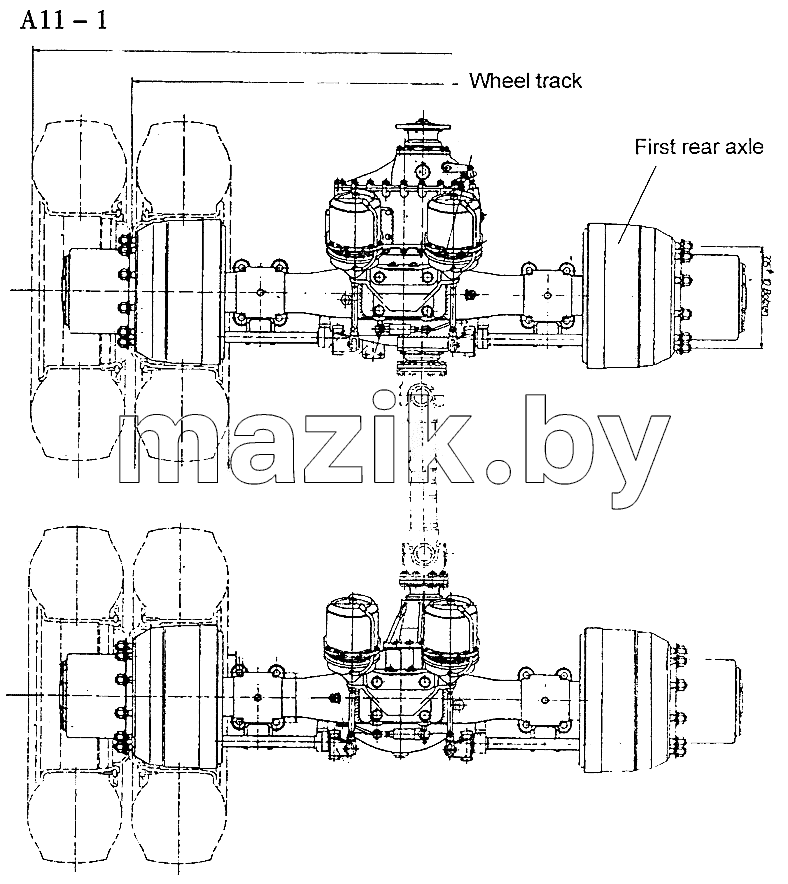 REAR DRIVE AXLE (A11-1)