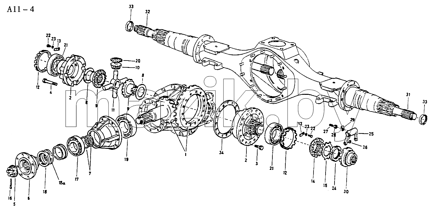 REAR AXLE DRIVE (A11-4)