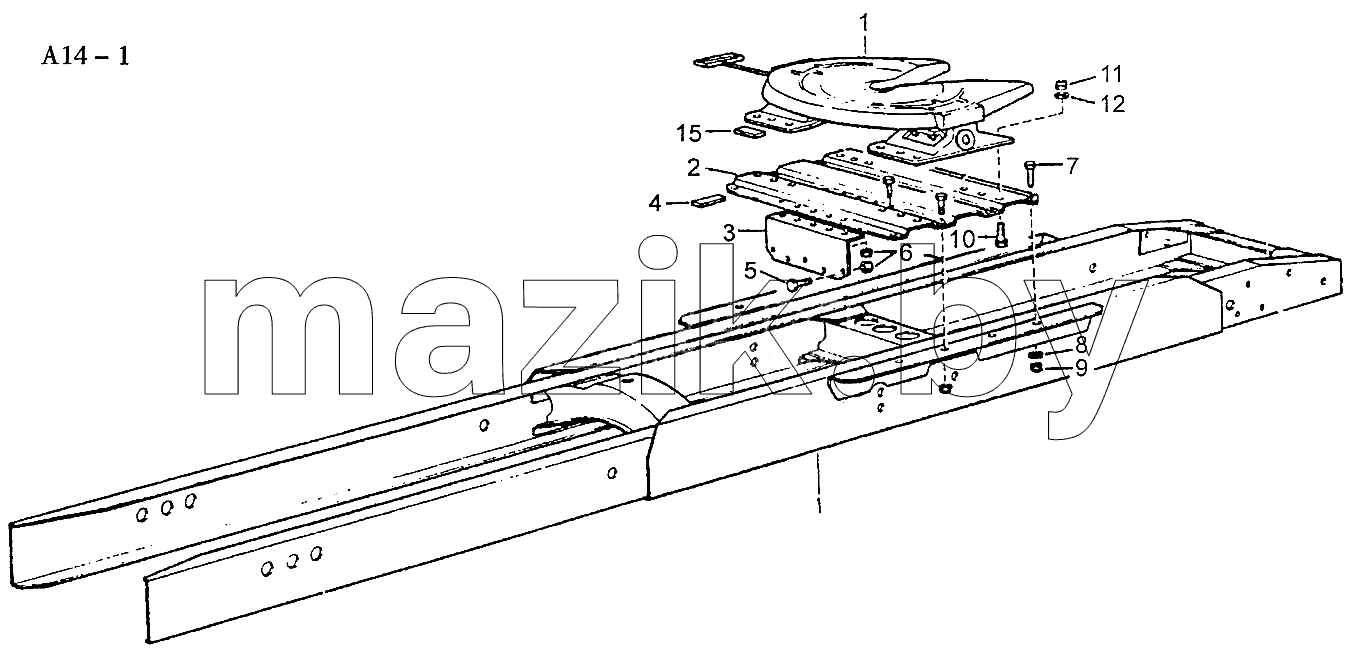 4x2 FIFTH WHEEL ASSEMBLY (A14-1)