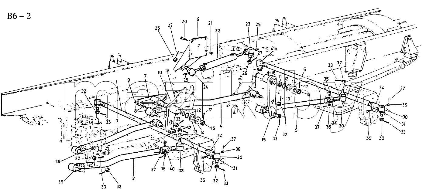 8x4 STEERING LINKAGE (B6-2)
