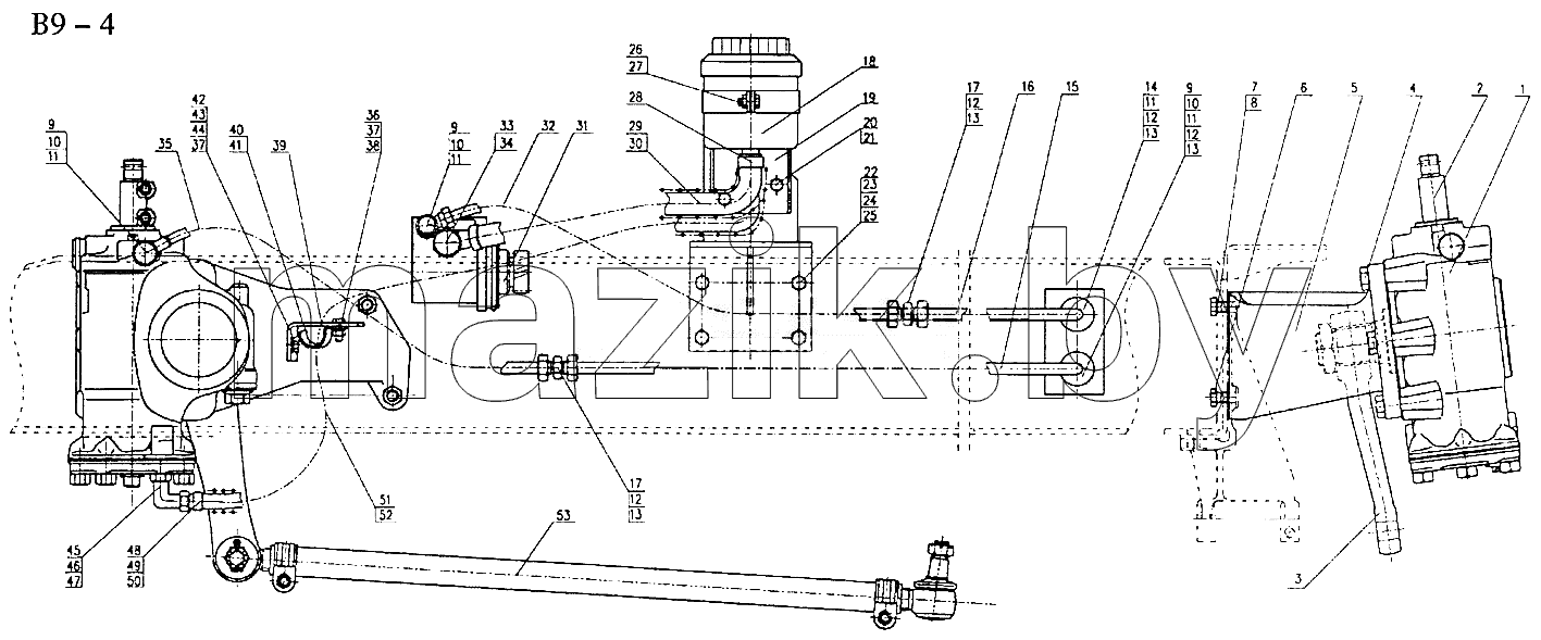 6x2 HYDRAULIC STEERING SYSTEM (B9-4)