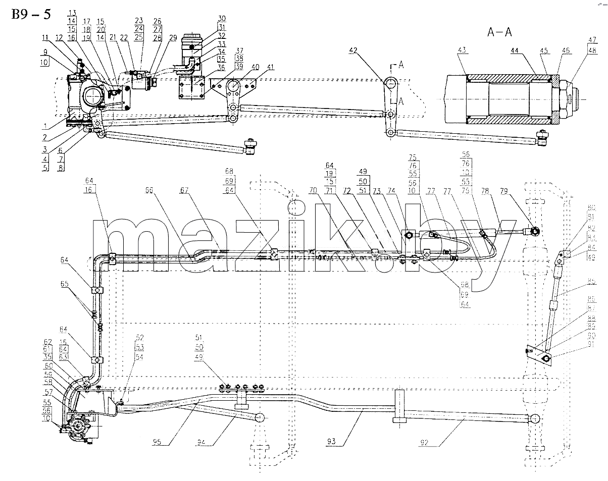 8x4 HYDRAULIC STEERING SYSTEM (B9-5)
