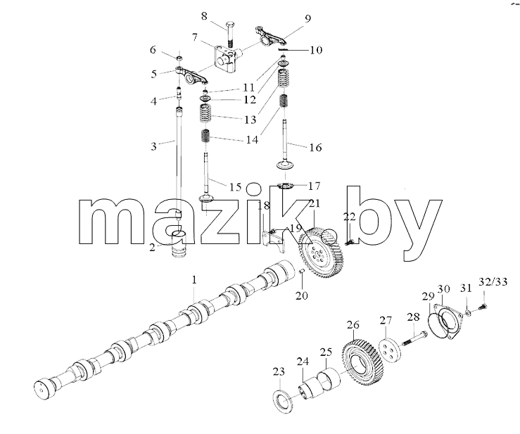  09A7A2 Valve-Gear Mechanism