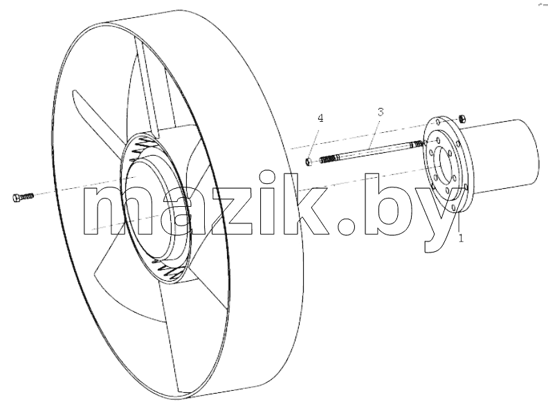  Spacer flange