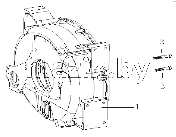  Fly Wheel Housing & Bolt