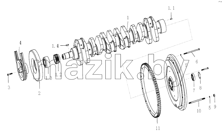  Crankshaft and Flywheel