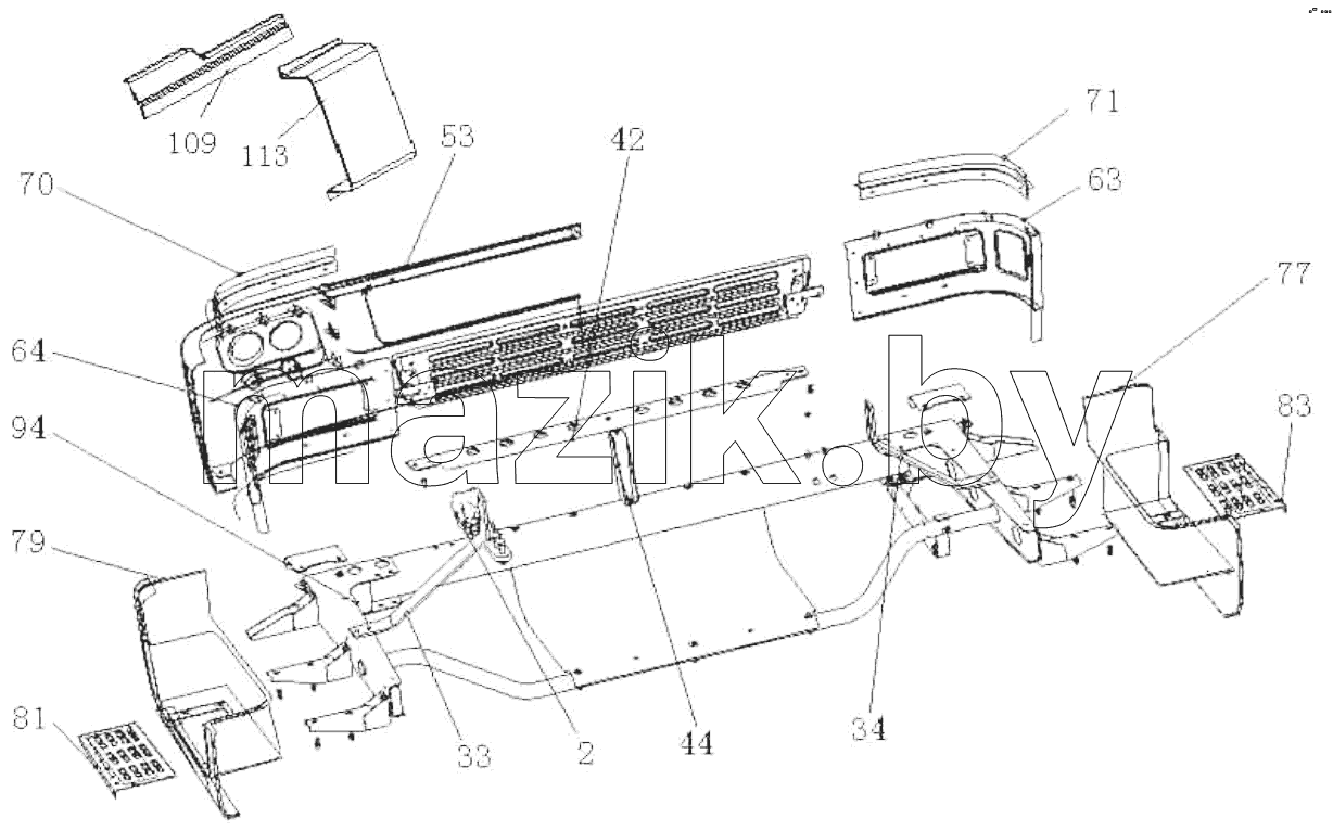  Cab Front Support