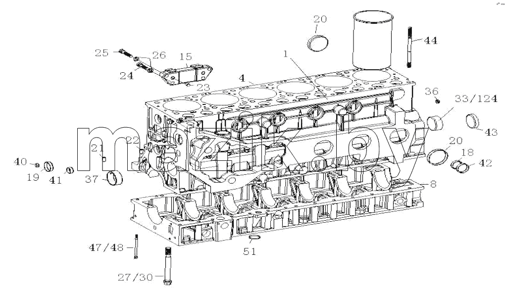  Cylinder Block Assy