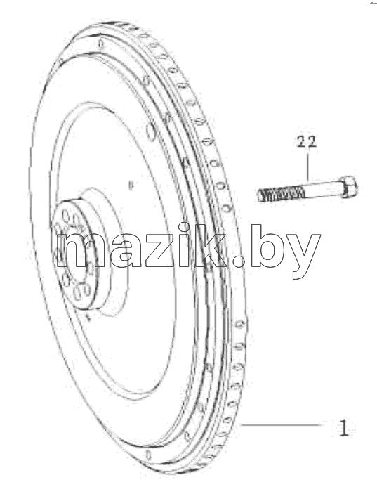  Flywheel and Screw