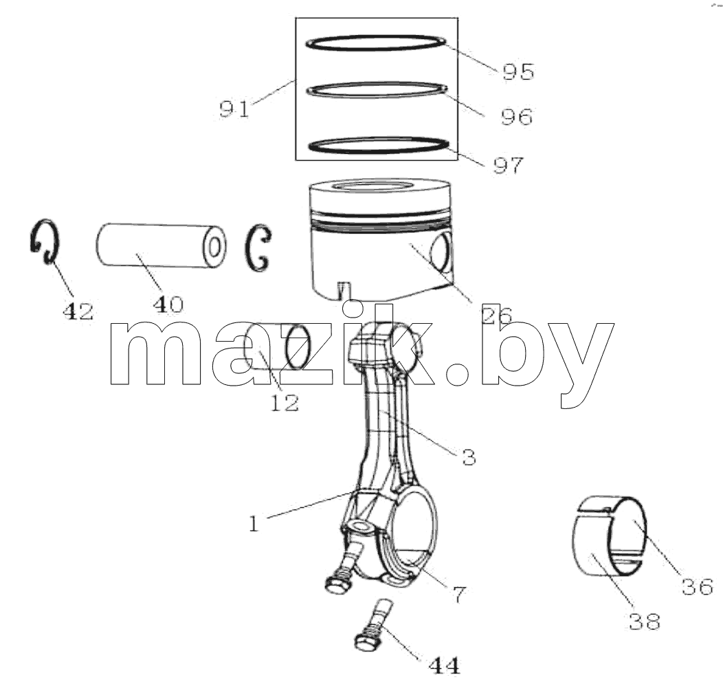 Connecting Rod and Piston