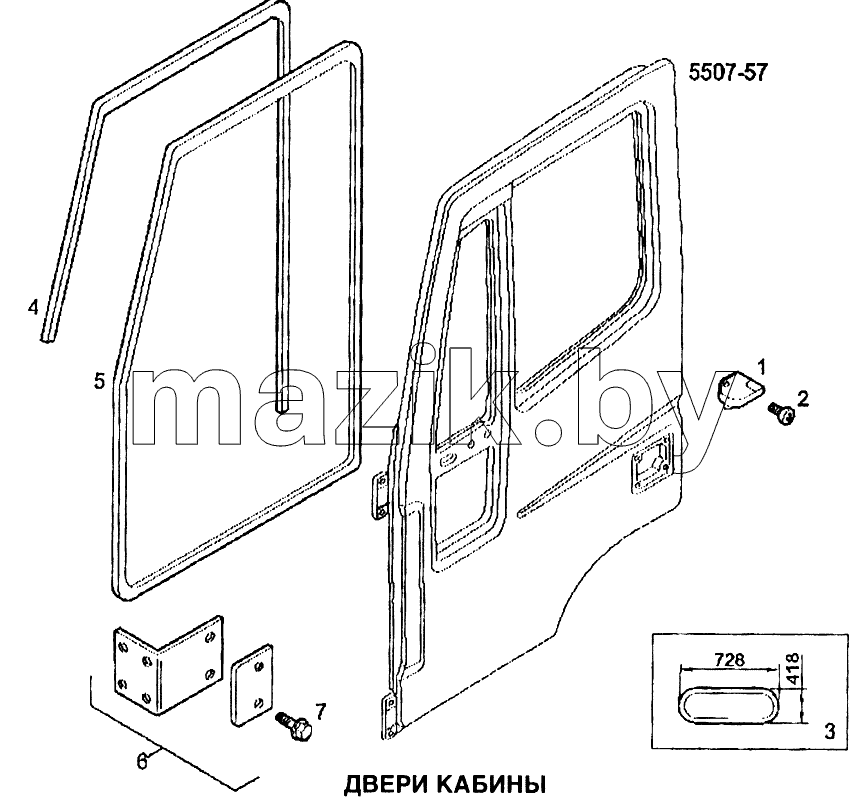 Двери кабины