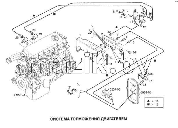 Система торможения двигателем