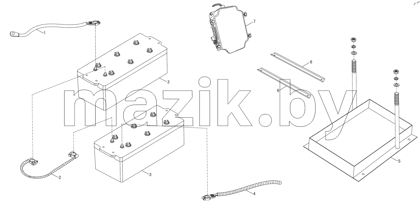 HK6819H-EL-05 Battery Mounting Assembly