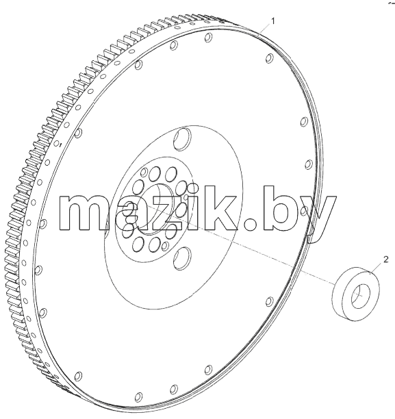 5340.1005115 Маховик в сборе