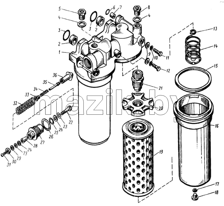 Фильтр очистки масла
