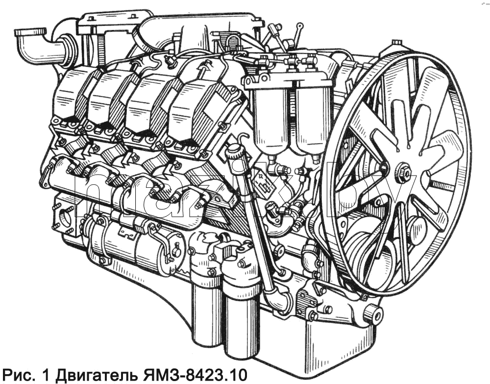 Двигатель ЯМЗ-8423.10
