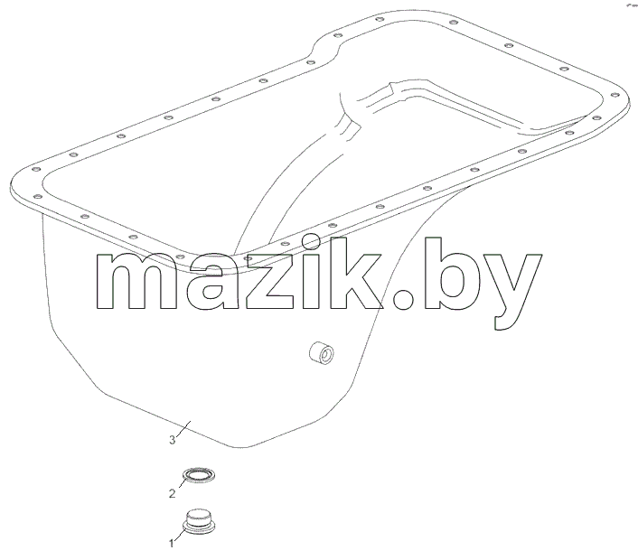 5344.1009010 Картер масляный в сборе