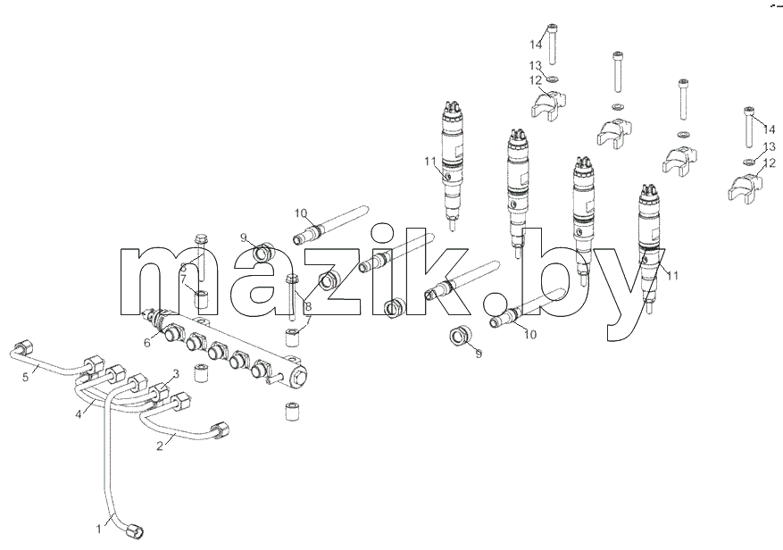  5340.1112005 Установка форсунок