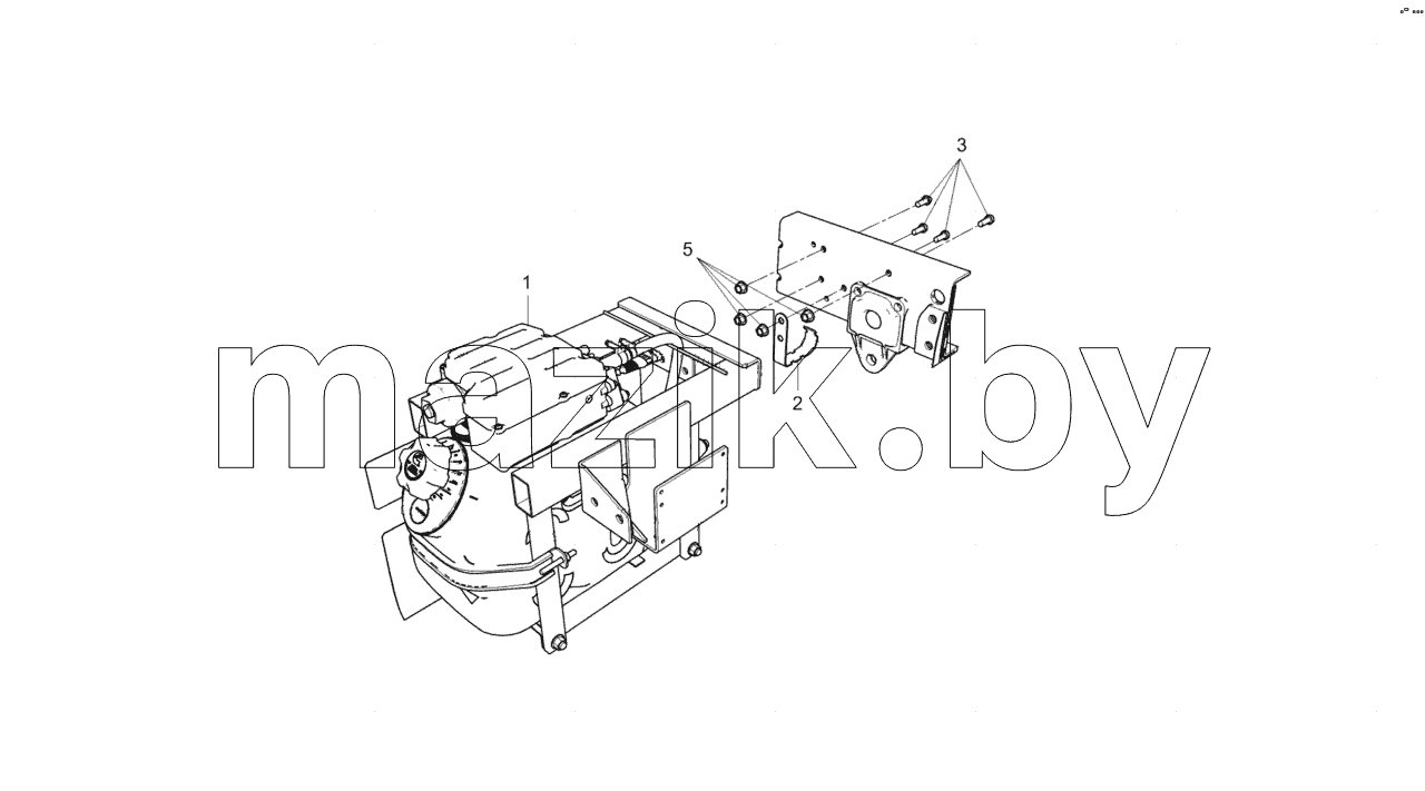  3297-1208002 Установка бака нейтрализующей жидкости