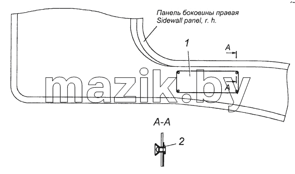 Установка заводской таблички 5320-3904001