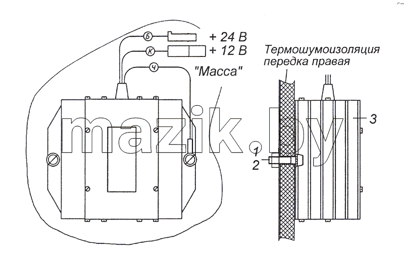 53215-3759001 Установка преобразователя напряжения
