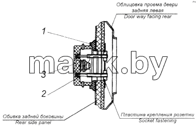 Установка розетки переносной лампы