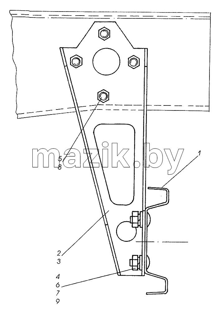 53212-2804003 Установка заднего буфера