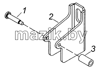 5320-8406100 Личинка замка панели