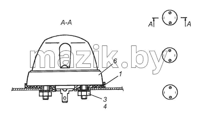 53205-3738001 Установка фонарей автопоезда