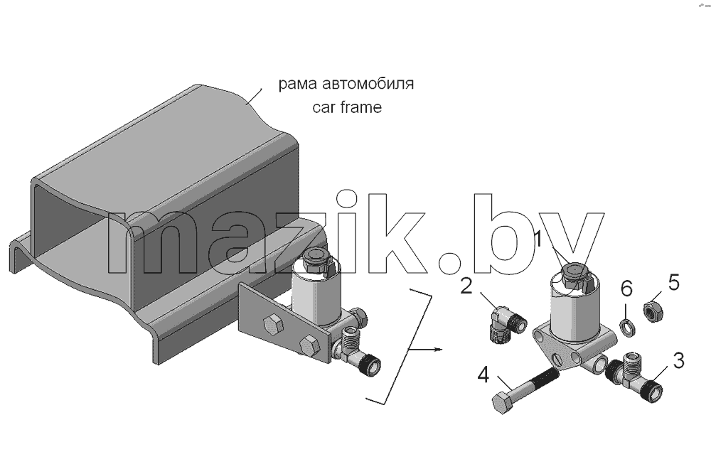 55102-8606012-10   Установка электропневмоклапана