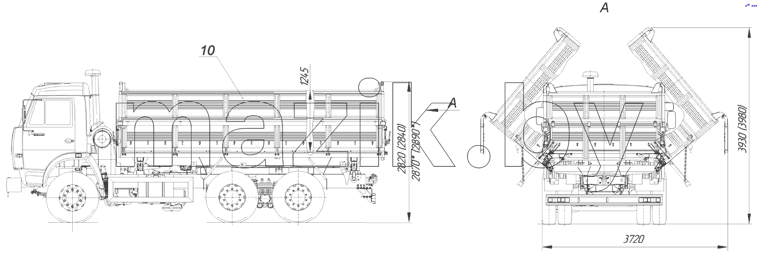 45143-0000012-15 Автомобиль-самосвал КАМАЗ-45143