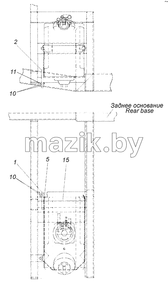 52974-1208001 Установка бака мочевины