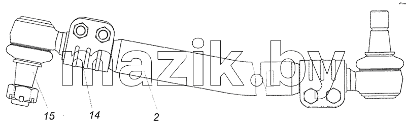 5297-3414010-90 Тяга сошки с наконечниками