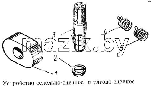 Устройство седельно-сцепное и тягово-сцепное