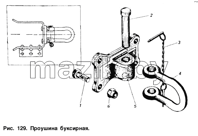 Проушина буксирная